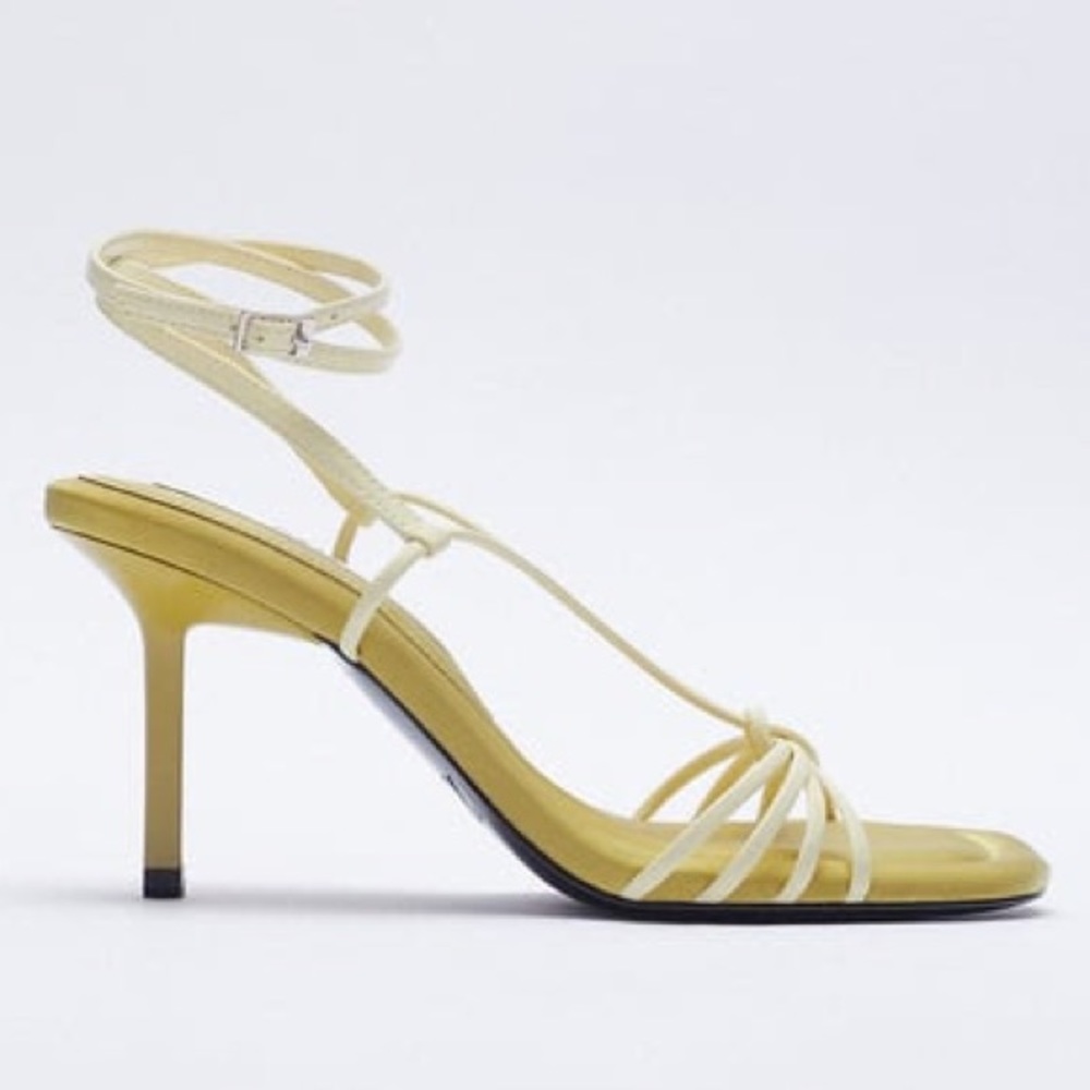 ZARA yellow sandals